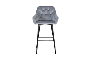 2 chaises de bar - Ciel et noir