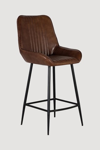 Tabouret en cuir - 48 x 108 x 60 cm