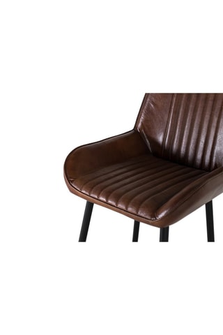 Tabouret en cuir - 48 x 108 x 60 cm