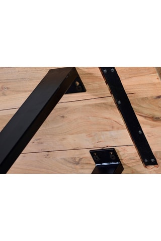 Banc - Naturel et noir