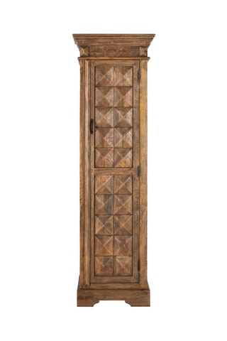 Meuble bar 1 porte en manguier - 56 x 180 x 40 cm