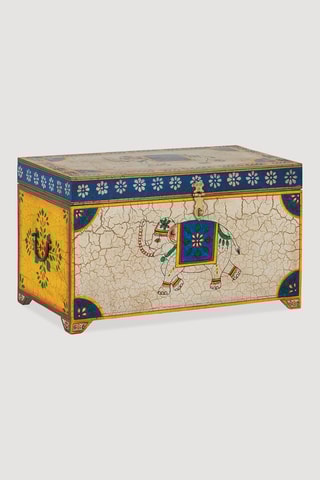 Coffre - Blanc et bleu