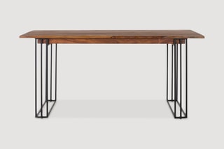 Table à manger - Marron et noir