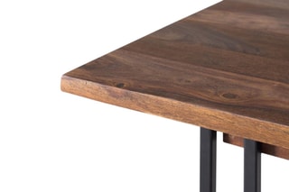 Table à manger - Marron et noir