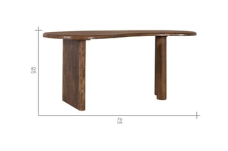 Bureau en teck - 172 x 76 x 82 cm