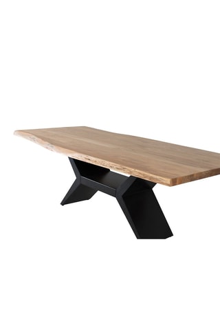 Table à manger en bois d’acacia - 220 x 75 x 110 cm