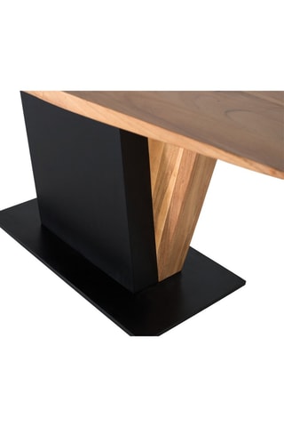 Table - Naturel et noir