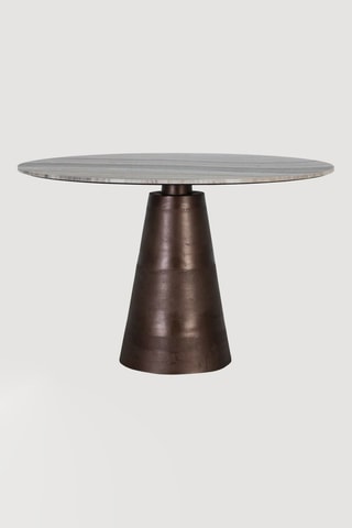 Table à manger - Gris et marron