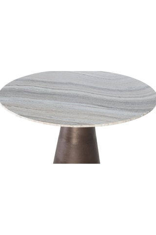 Table à manger - Gris et marron