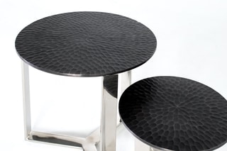 2 tables gigognes - 35 x 41 x 35 / 50 x 52 x 50 cm