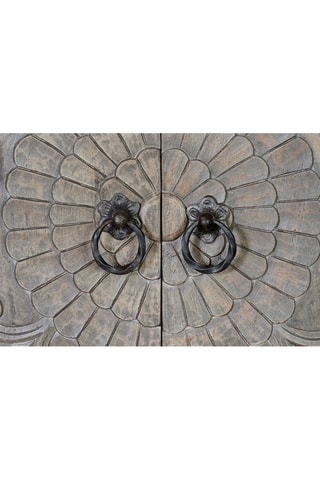 Armoire 2 portes - Naturel et noir