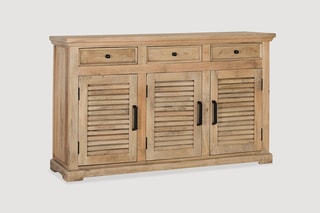 Armoire 3 portes  -  Naturel