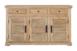 Armoire 3 portes  -  Naturel
