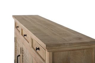 Armoire 3 portes  -  Naturel