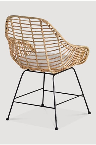 2 chaises - Naturel et noir