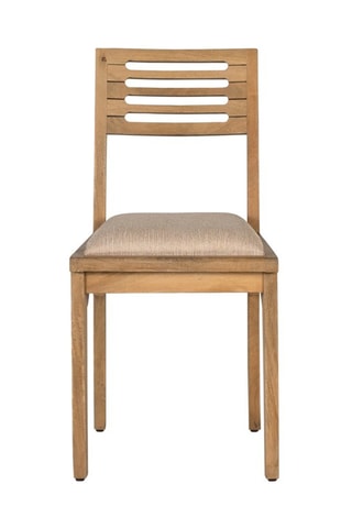 2 chaises en manguier massif - 48 x 88 x 55 cm