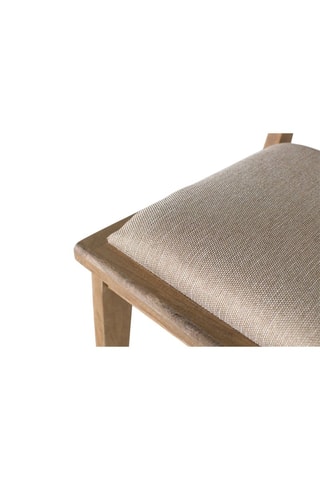 2 chaises en manguier massif - 48 x 88 x 55 cm