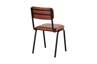 2 chaises - Marron et noir