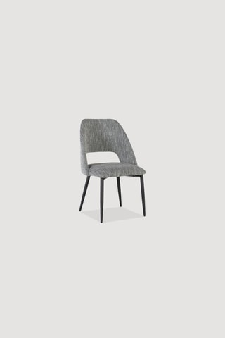 2 chaises - Gris et noir