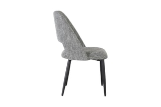 2 chaises - Gris et noir