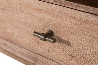 Meuble TV 2 portes en bois recyclé - 175 x 60 x 40 cm