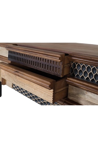 Meuble TV 2 portes - 140 x 40 x 55