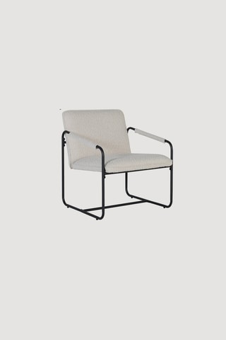 Fauteuil - Beige et noir
