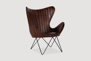 Fauteuil -  Marron