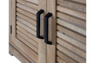 Bibliothèque 2 portes - Naturel