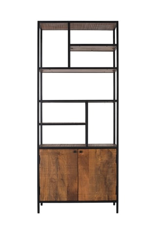 Bibliothèque  -  Noir et cerise