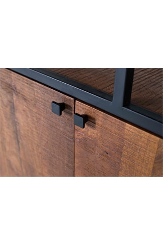 Bibliothèque  -  Noir et cerise