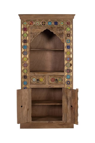 Bibliothèque en manguier - 90 x 180 x 40 cm