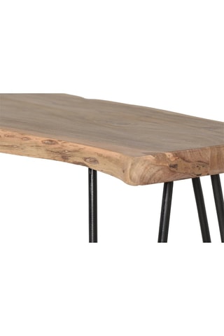 Console - Noir et naturel