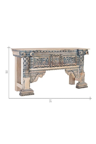 Console en manguier - 173 x 91 x 53 cm
