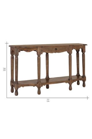 Console en teck - 138 x 77 x 38 cm