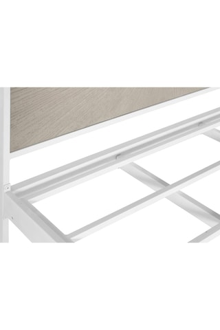 Lit - Blanc et beige