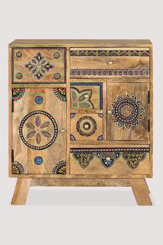 Commode 5 tiroirs - Marron