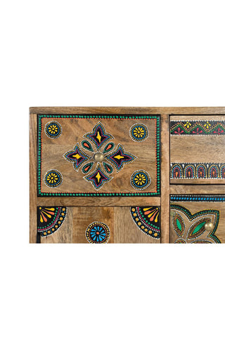 Commode 5 tiroirs - Marron