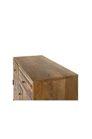 Commode 5 tiroirs - Marron