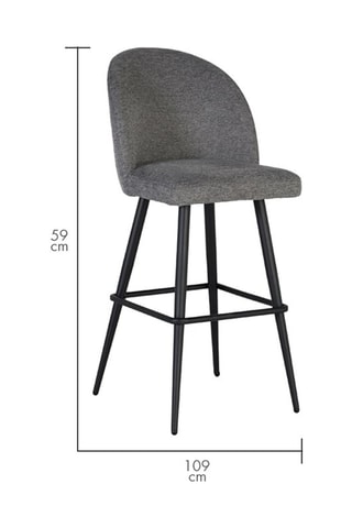 Tabouret de bar - 51 x 109 x 59 cm