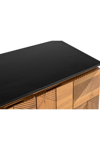 Buffet 4 portes en manguier - 170 x 85 x 40 cm