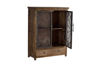 Buffet 2 portes Noir et marron