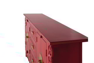 Buffet 4 portes - Rouge