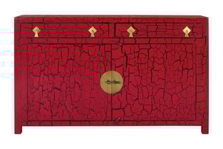 Buffet 2 portes - Rouge