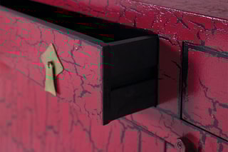 Buffet 2 portes - Rouge