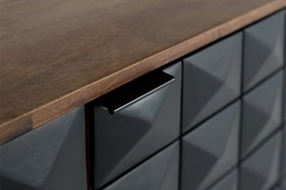 Buffet 3 portes en manguier - 80 x 135 x 40 cm