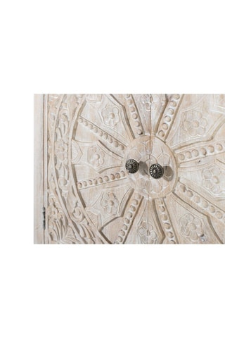 Buffet 2 portes en manguier - 90 x 90 x 40 cm