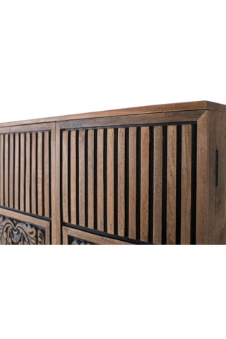 Buffet 2 portes en manguier - 150 x 90 x 43 cm