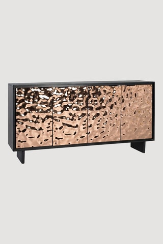 Buffet 4 portes en manguier - 175 x 90 x 42 cm