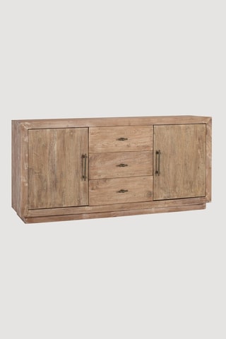 Buffet 2 portes en bois - 175 x 86 x 40 cm